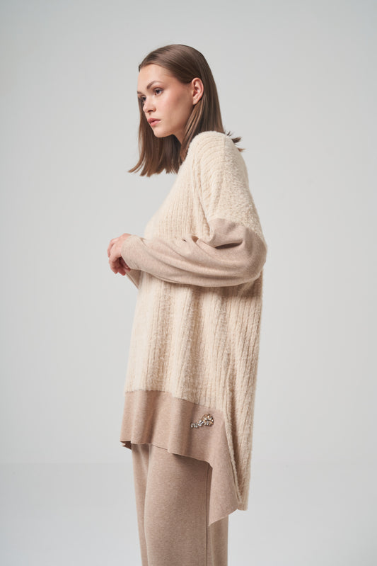 Cloud-Textured Knit Set