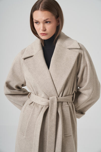 The Zip-Back Detail Long Coat