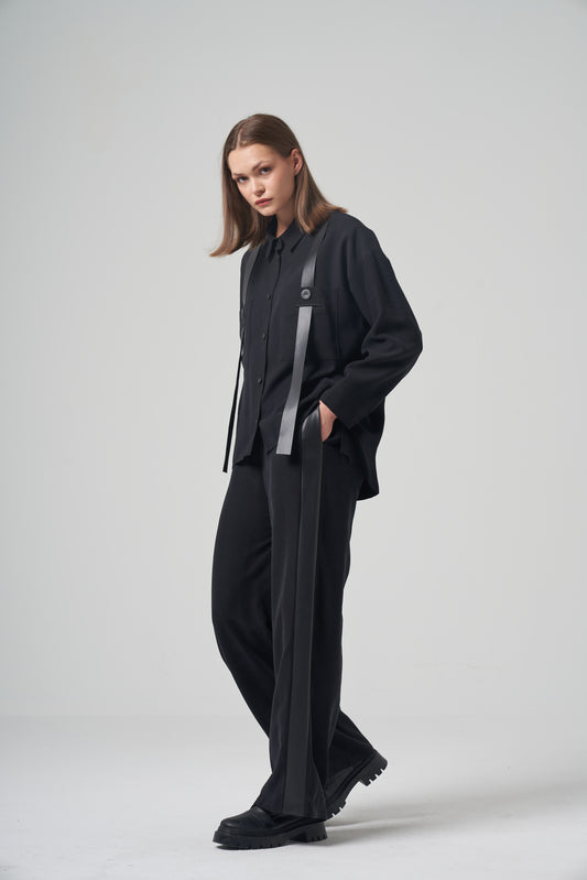 The Noir Vertical Streamer Co-ord