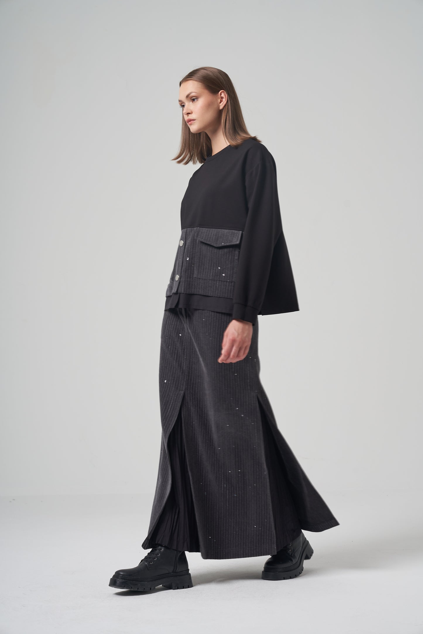 Iconic Pinstripe Contrast Set