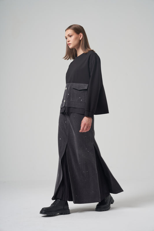 Iconic Pinstripe Contrast Set