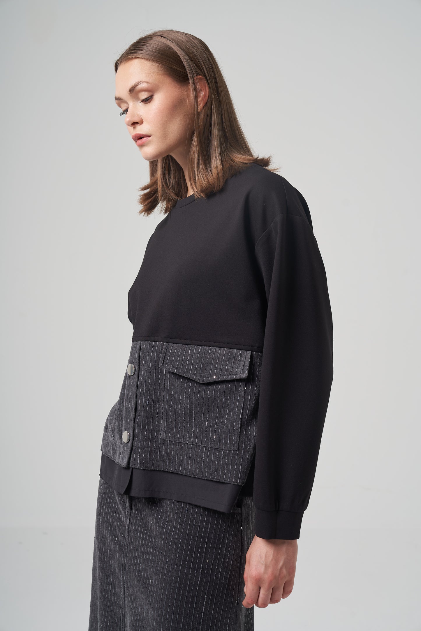 Iconic Pinstripe Contrast Set