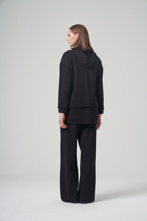 Abstract Line Art Hooded Set