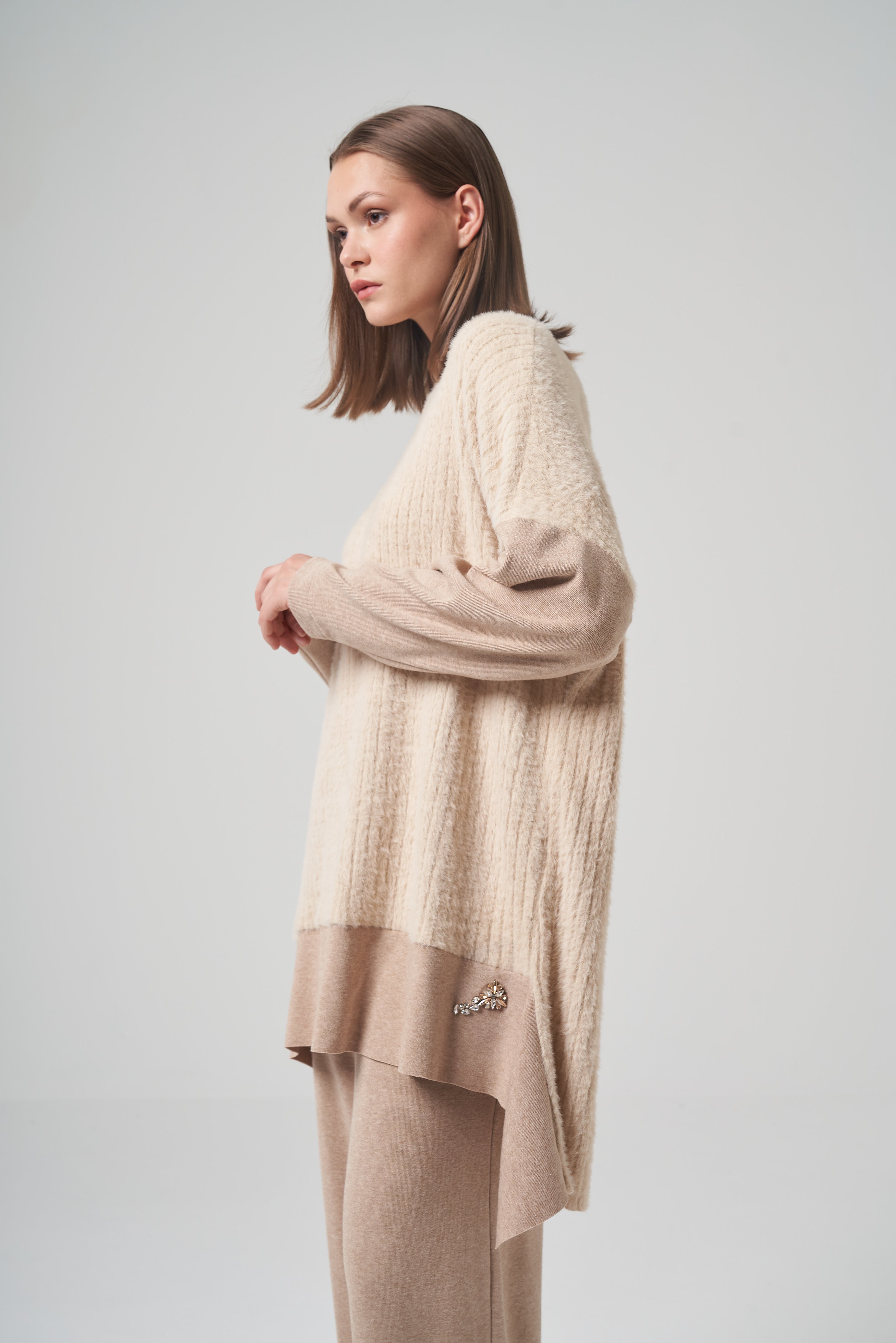 Cloud-Textured Knit Set