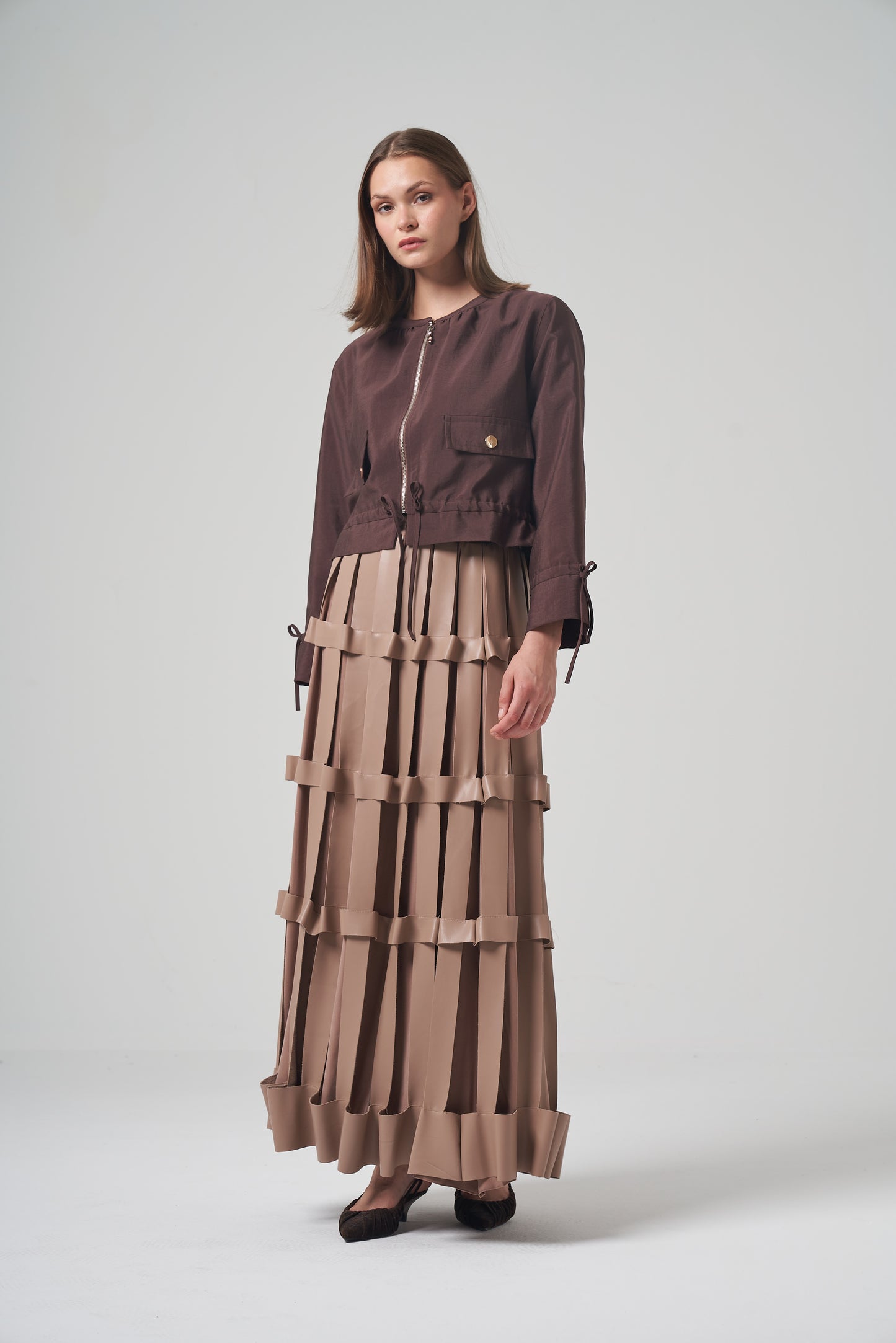 Latte Architectural Strip Maxi
