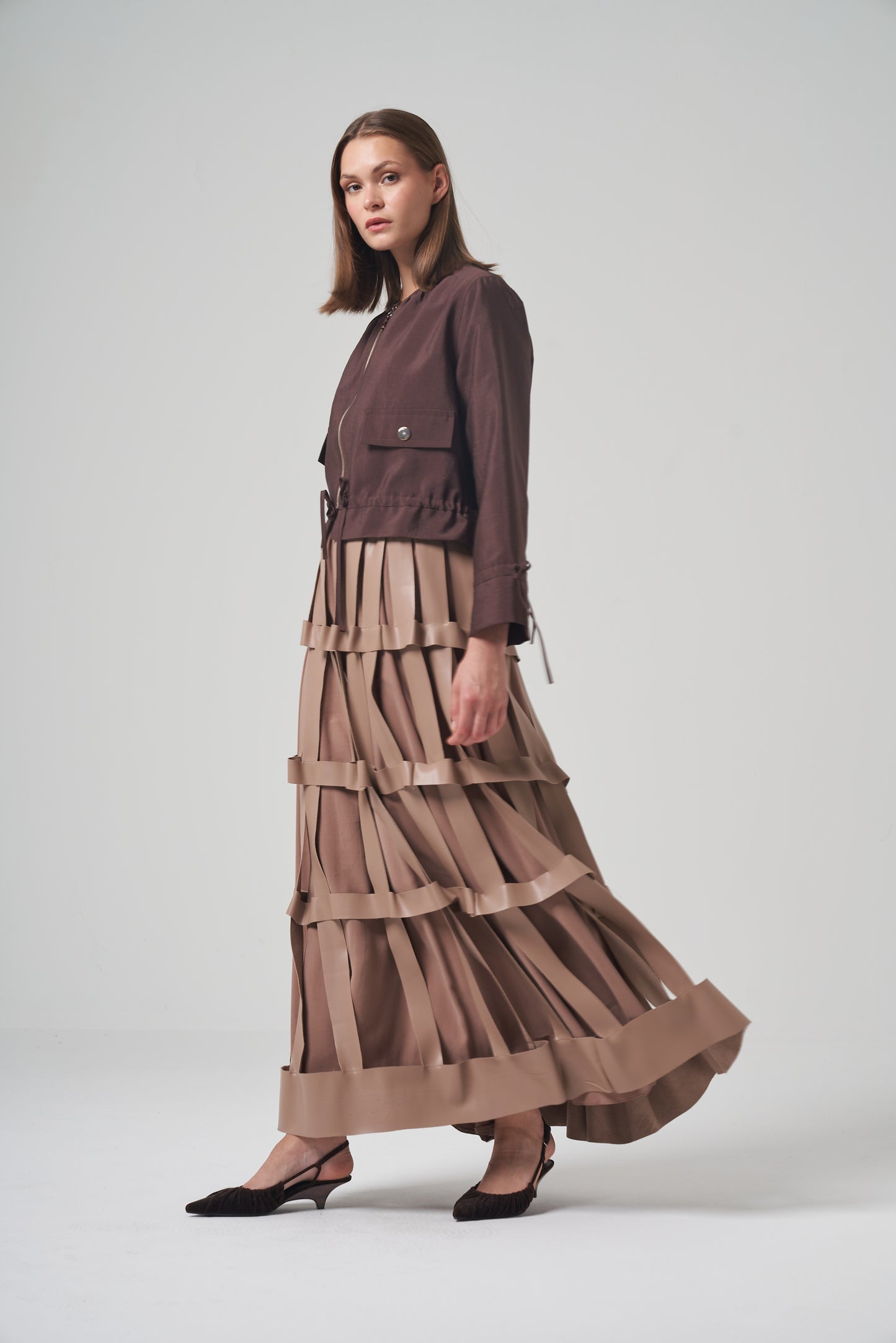 Latte Architectural Strip Maxi