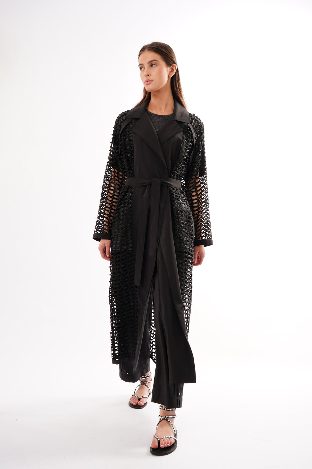 Mayfair Mesh Trench Coat