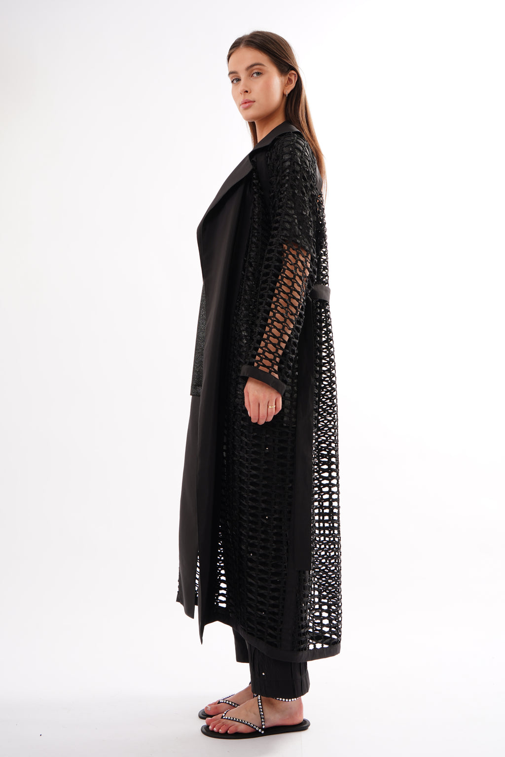 Mayfair Mesh Trench Coat