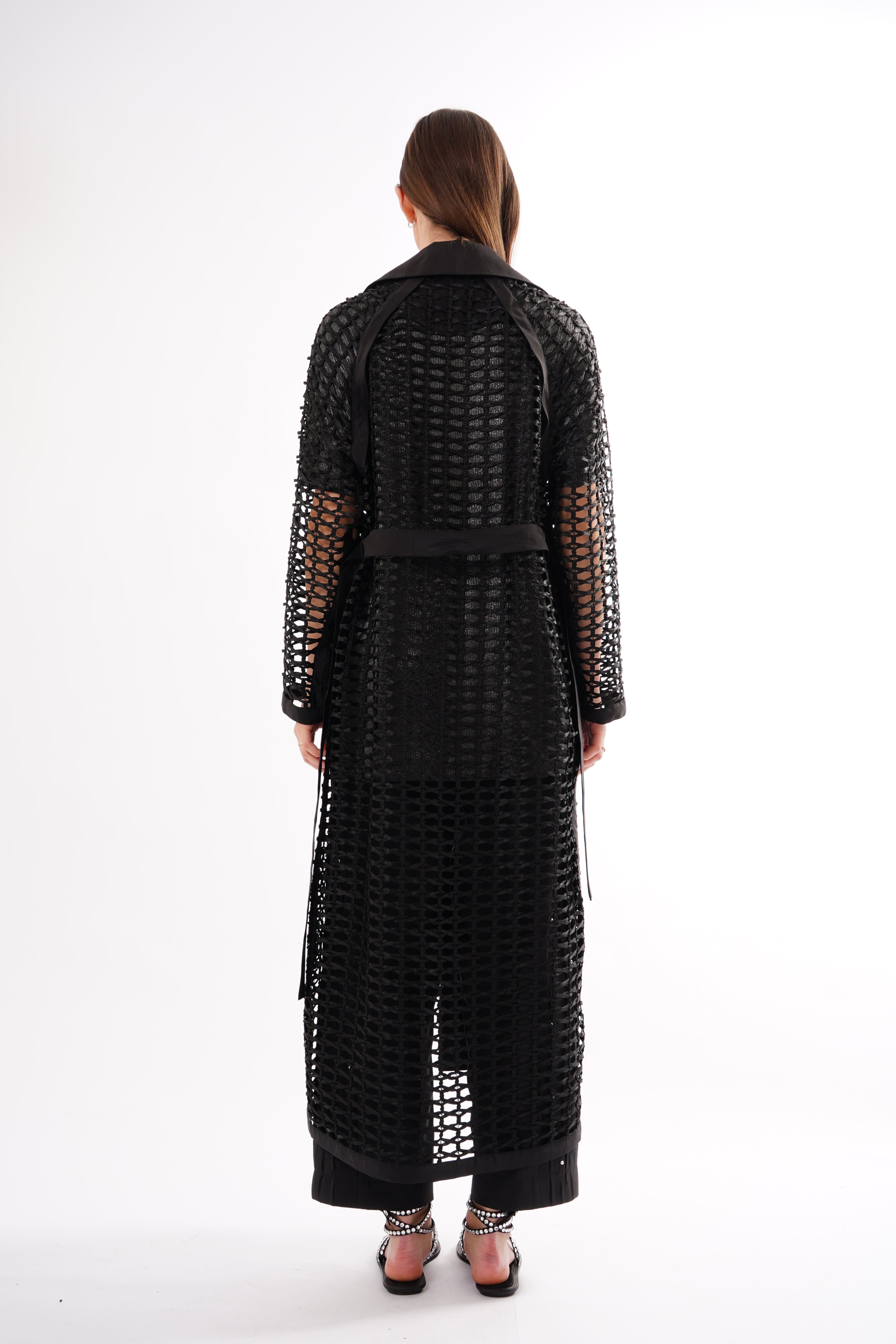 Mayfair Mesh Trench Coat