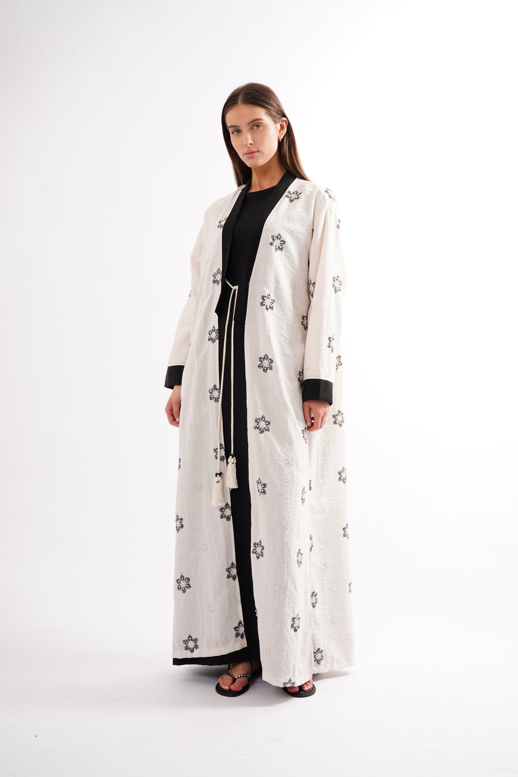 The Rose Beaded Button Down Gown