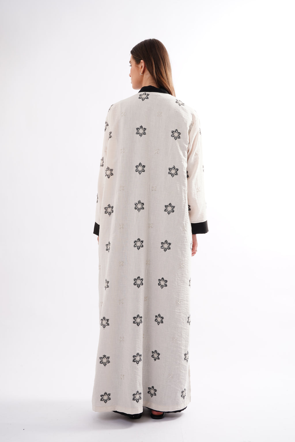 The Rose Beaded Button Down Gown