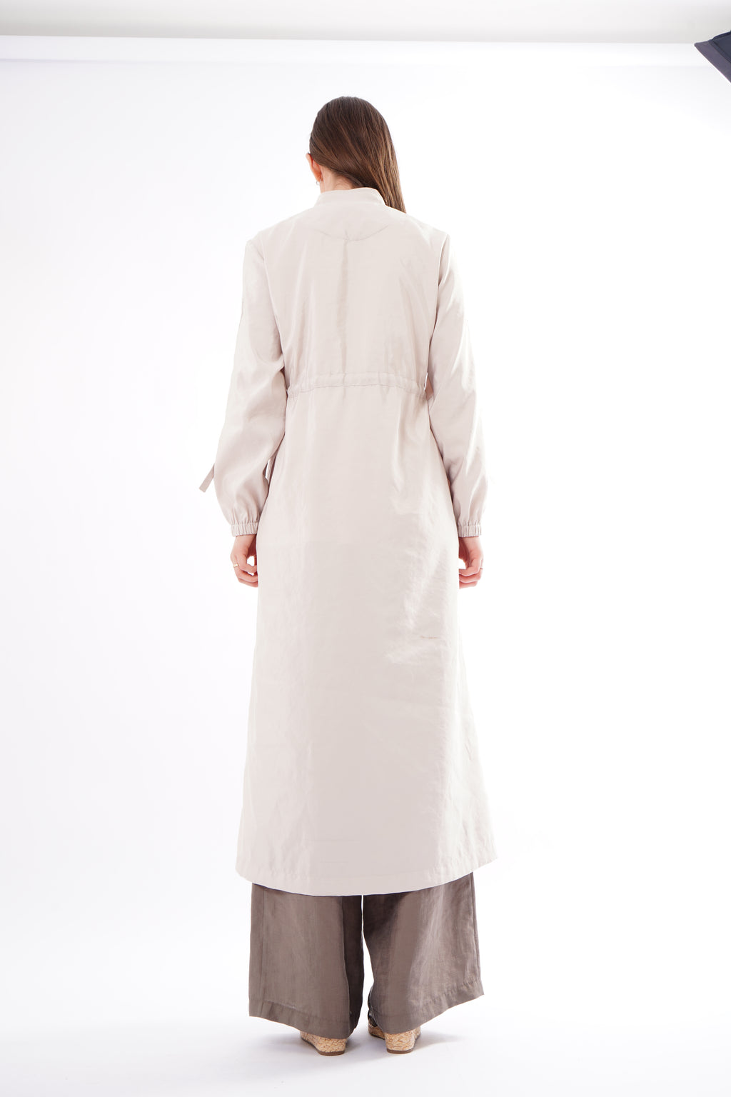 Soho Collarless Trench