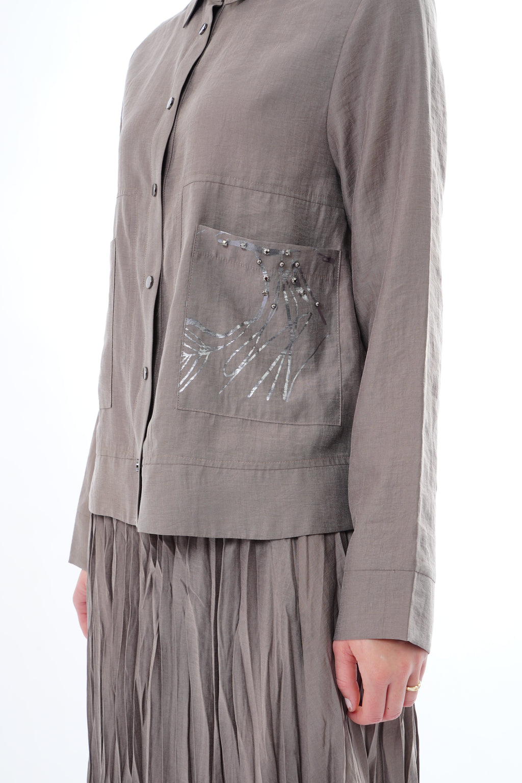 Bloomsbury Crinkled Skirt Set